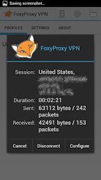 FoxyProxy VPN Captura de tela 1