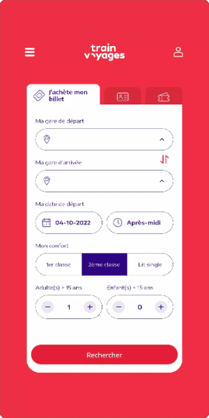 Schermata Train Voyages: Billet ONCF 0