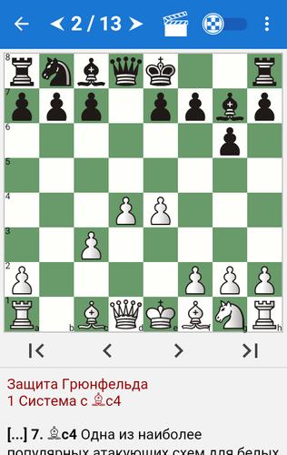 Chess Tactics in Grünfeld Def. Zrzut ekranu 1