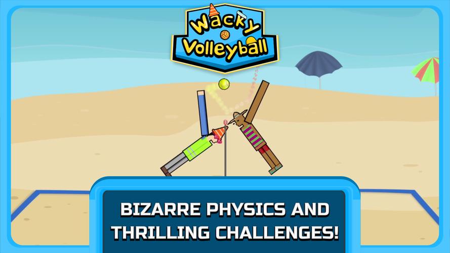 Wacky Volleyball स्क्रीनशॉट 0