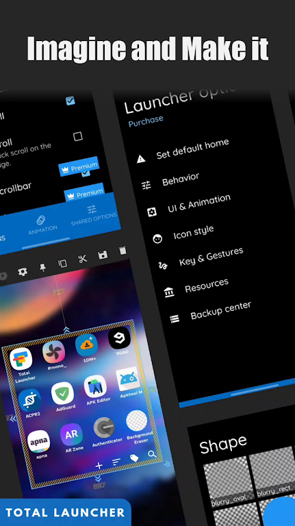 Schermata Total Launcher Mod 0