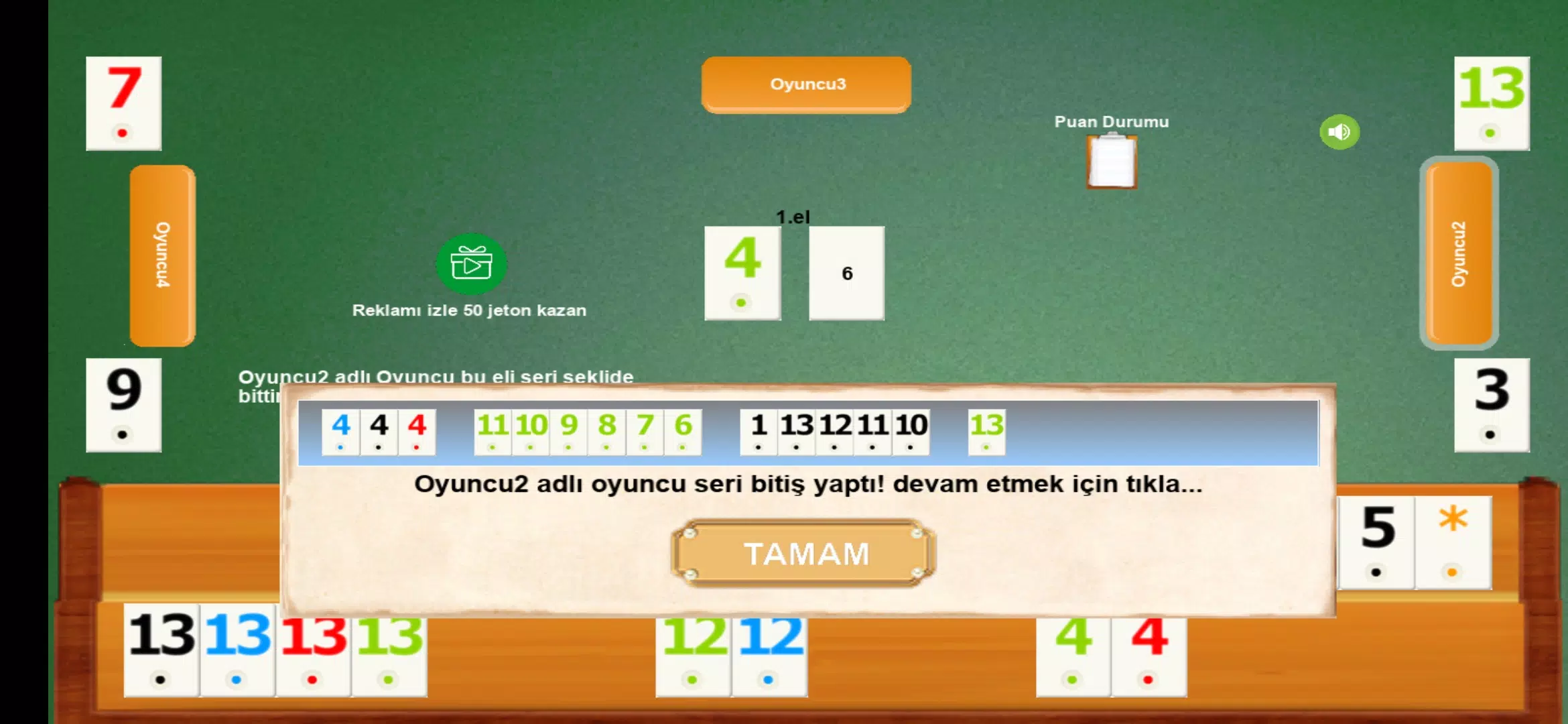 İnternetsiz Okey應用截圖第3張