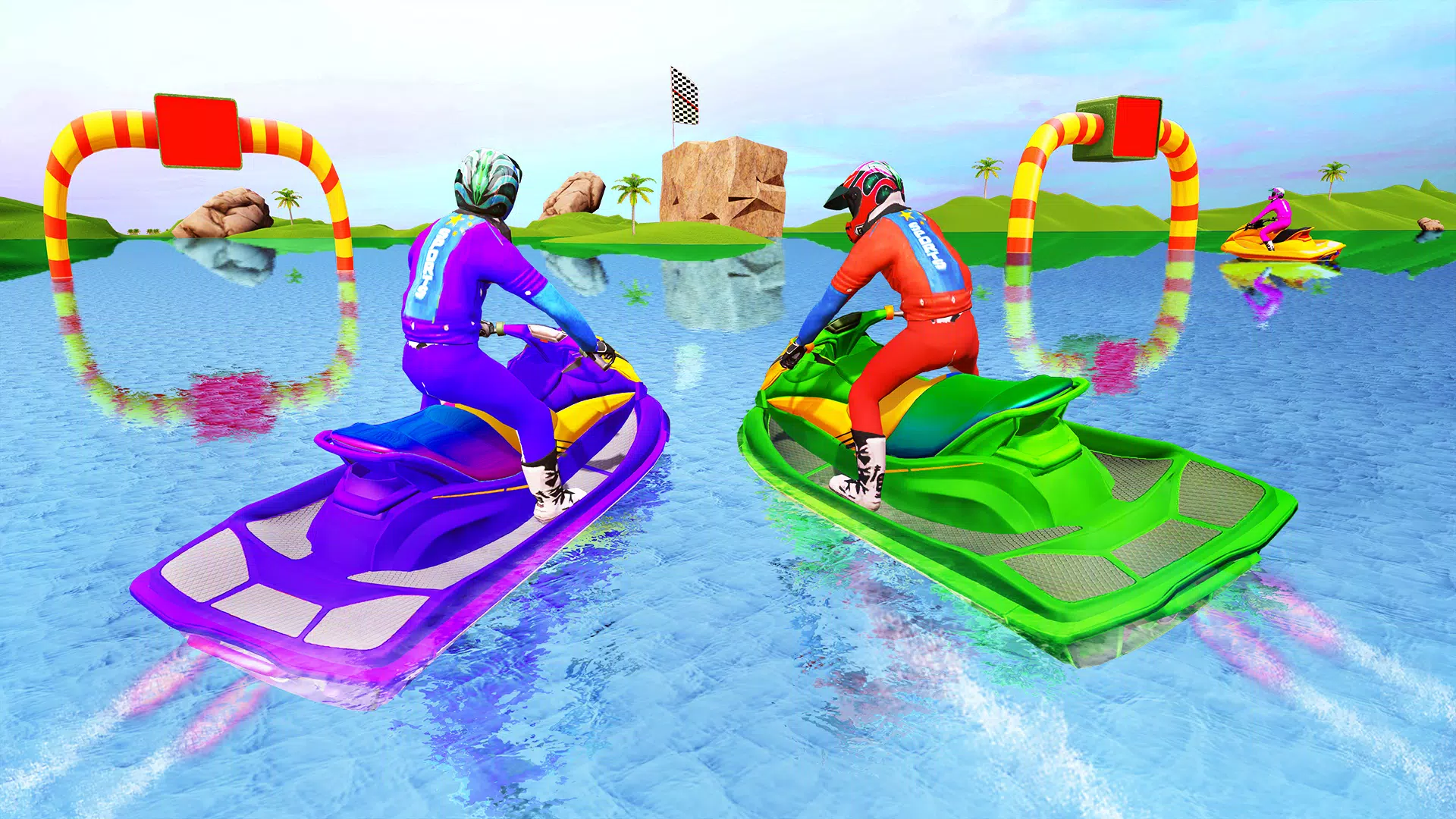 Jet Ski Games Boat Racing Game 스크린샷 2