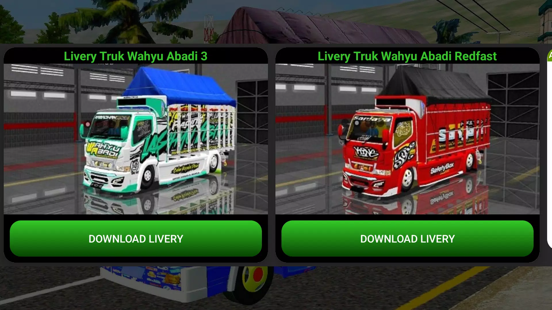 Mod Truck Wahyu Abadi Bussid Captura de pantalla 2