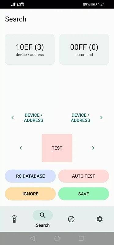 IrCode Finder Universal Remote Captura de tela 1