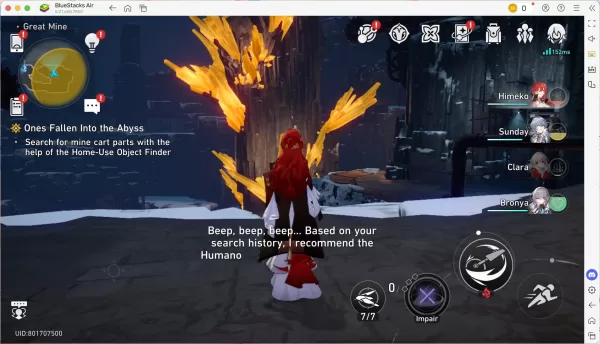 Honkai : Bluestacks Air가있는 Mac 장치의 Star Rail에서 모험을 시작하십시오.