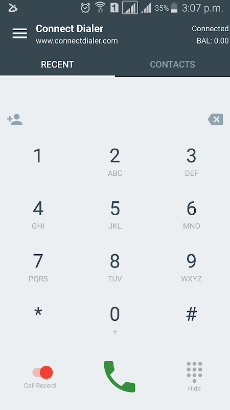 Connect Dialer Captura de tela 2