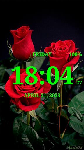 Schermata Digital Clock Live Wallpaper-7 0