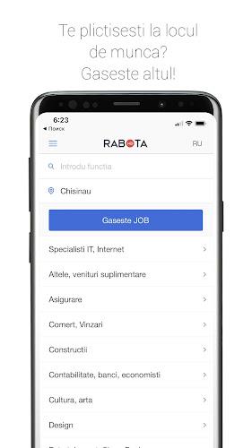 Rabota.md Скриншот 0