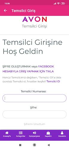Avon Türkiye Üyelik Capture d'écran 3