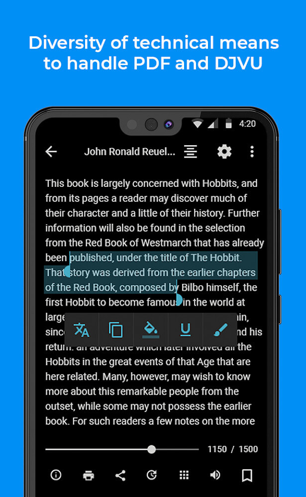 FullReader – e-book reader Screenshot 3