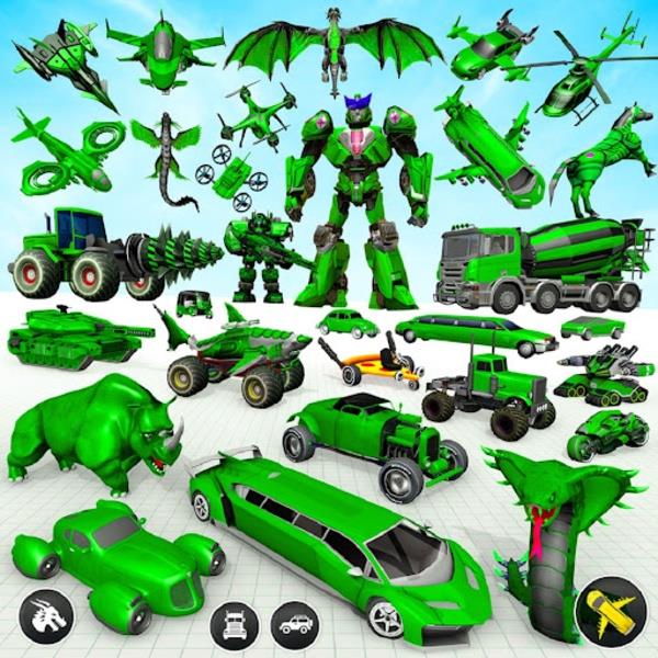 Army Robot Car Game:Robot Game ภาพหน้าจอ 0