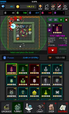 Grow Turret TD : Idle Clicker Tangkapan skrin 2