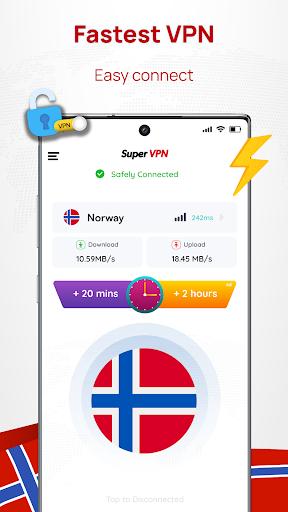 Norway VPN: Get Norway IP Captura de pantalla 0