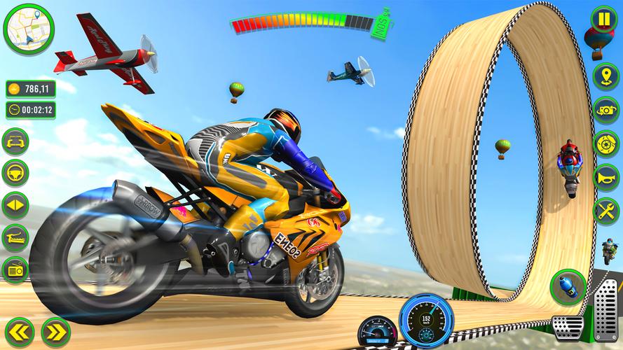 Mega Ramp Stunts Bike Games 3d Captura de pantalla 3