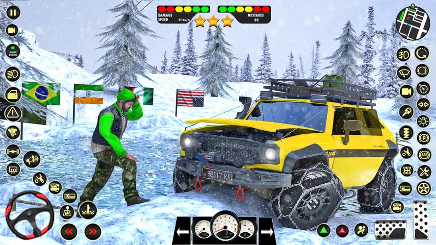 US Offroad Fury Car Driving 3D Captura de tela 1