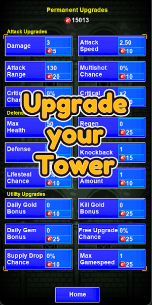 Lone Tower Roguelike Defense MOD Tangkapan skrin 1