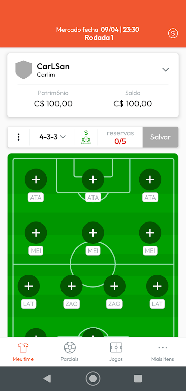 Parciais CFC Ảnh chụp màn hình 0