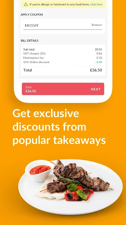 Foodhub - Online Takeaways應用截圖第2張