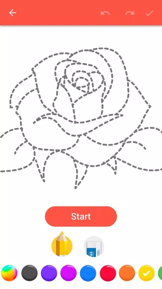 How To Draw Flowers ဖန်သားပြင်ဓာတ်ပုံ 0