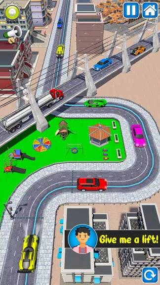 Pick Me Up Car Simulator Tangkapan skrin 2