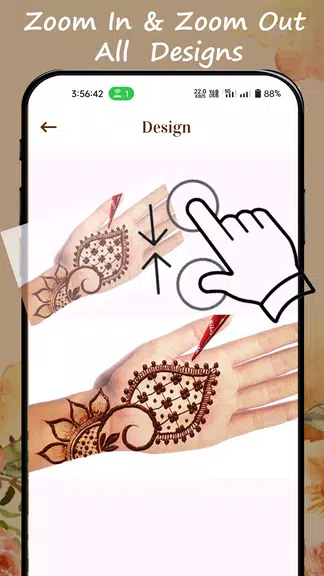 Mehndi Design Easy Simple ဖန်သားပြင်ဓာတ်ပုံ 2