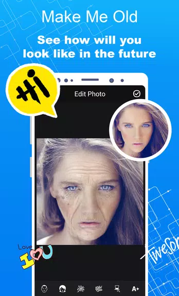 Make Me Old - Aged Face Maker স্ক্রিনশট 0