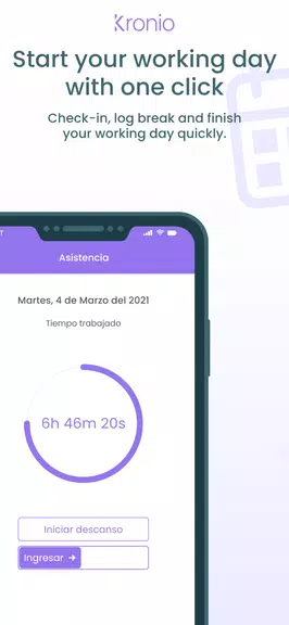 Kronio Work Attendance Ảnh chụp màn hình 0