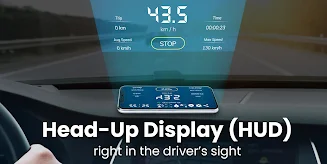 Speedometer GPS HUD - Odometer 스크린샷 3