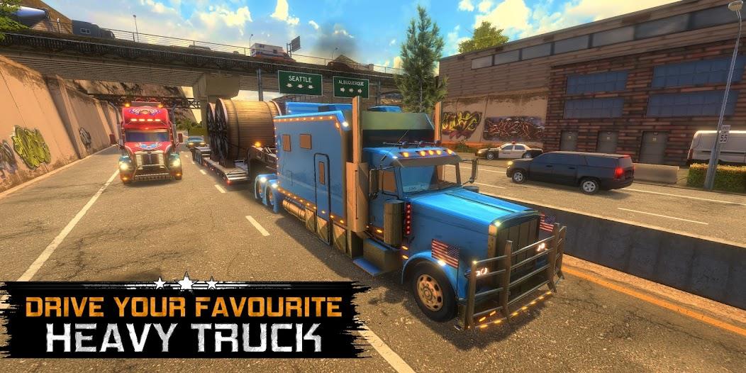 Truck Simulator USA Revolution Mod Schermafbeelding 0