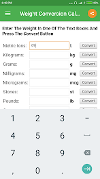 Weight Converter Ảnh chụp màn hình 0