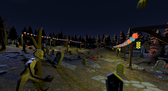 Ghoulish Golf: Broomstick Bonanza Captura de pantalla 1