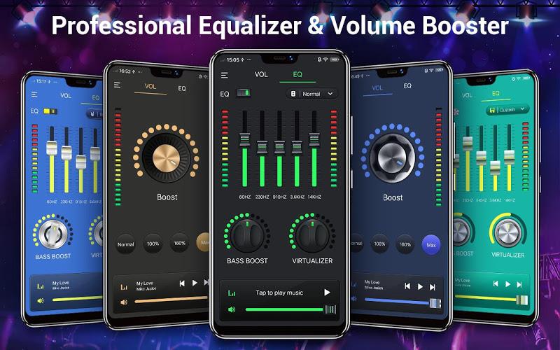 Equalizer & Bass Booster,Music Zrzut ekranu 0