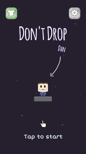 Don't Drop Dan: Tap to survive Tangkapan skrin 0