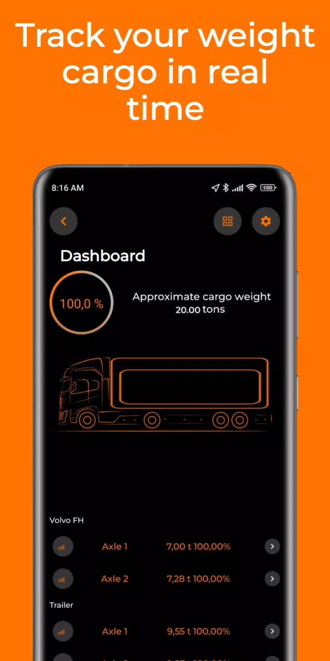 Axle Load System Captura de pantalla 2