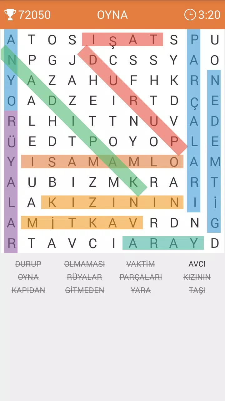 Kelime Bulmaca Screenshot 1