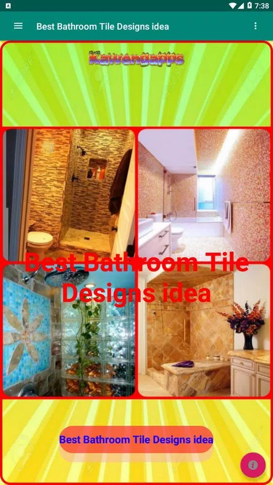 Best Bathroom Tile Designs ide Schermafbeelding 0