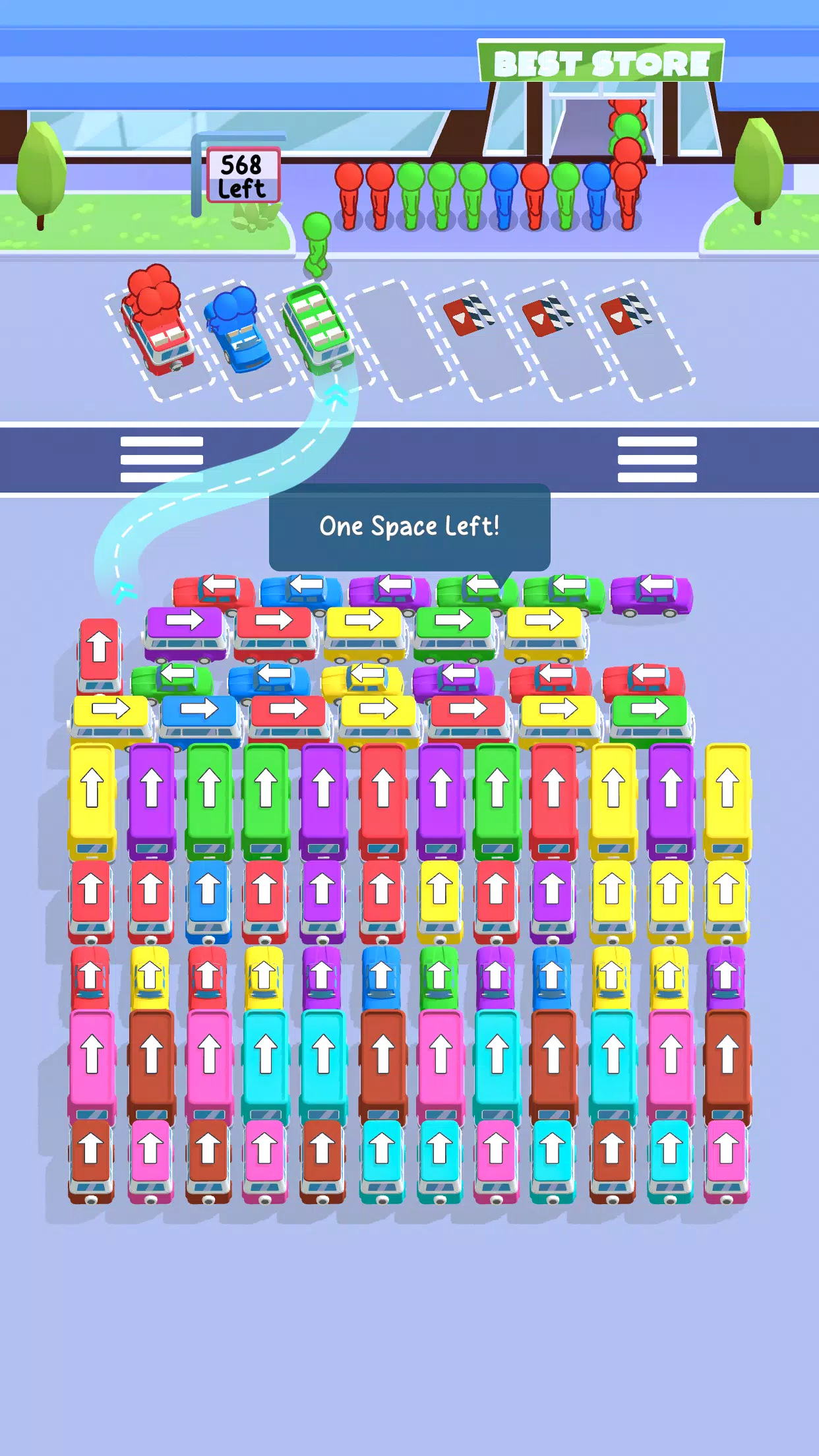 Bus Jam: Traffic Puzzle Captura de pantalla 1