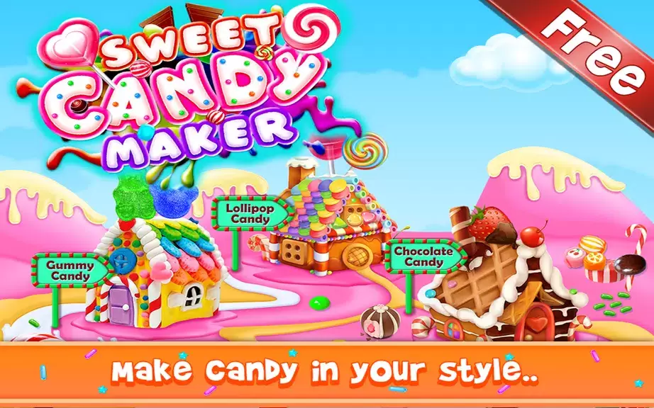 Sweet Candy Maker - Candy Game Zrzut ekranu 0