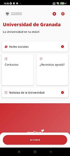 UGR App Universidad de Granada 스크린샷 0