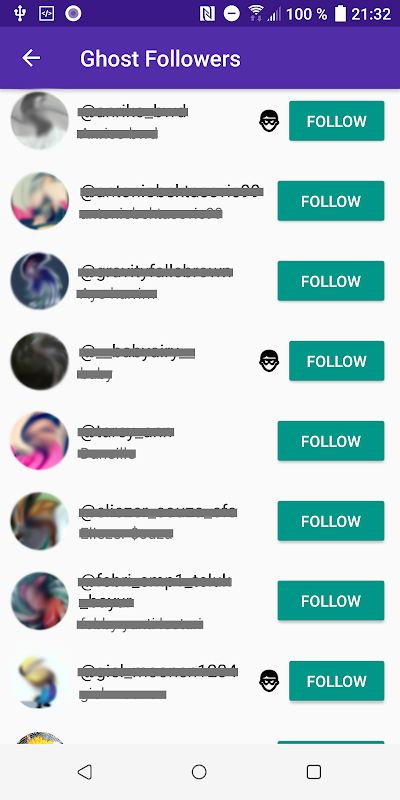 Unfollowers & Ghost Followers ဖန်သားပြင်ဓာတ်ပုံ 0