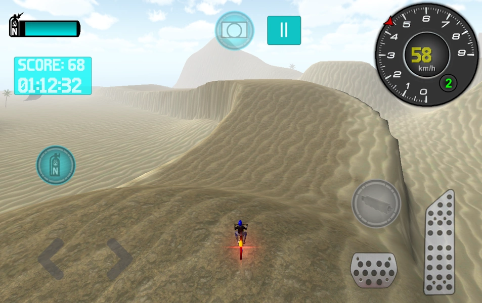 Bike Offroad Simulator स्क्रीनशॉट 1