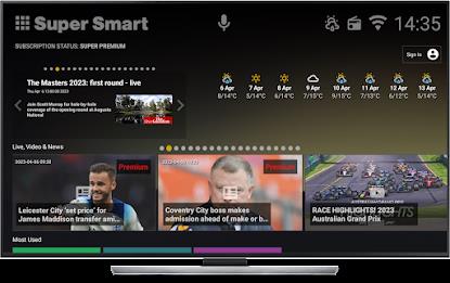 Super Smart TV Launcher Captura de tela 0