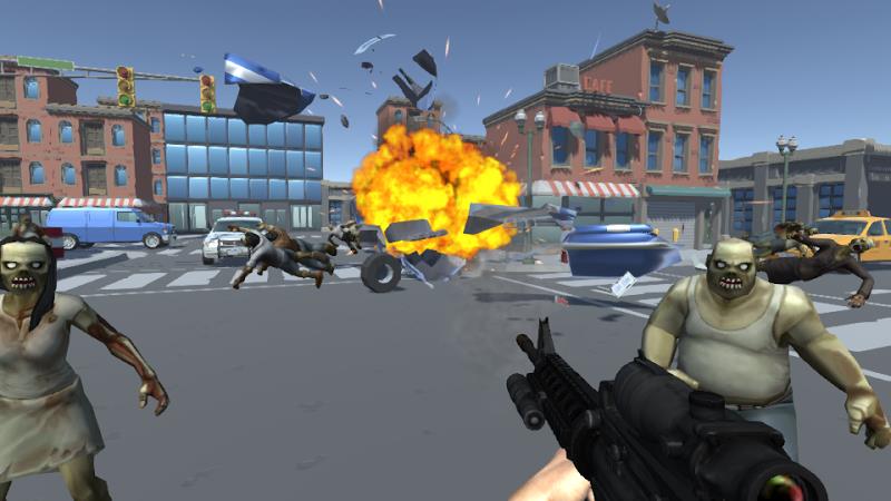 Zombie Shooting 3D Offline Скриншот 0