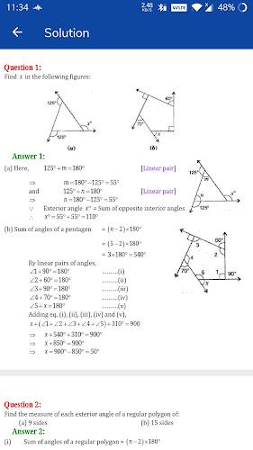 Class 8 Maths Solution NCERT应用截图第2张