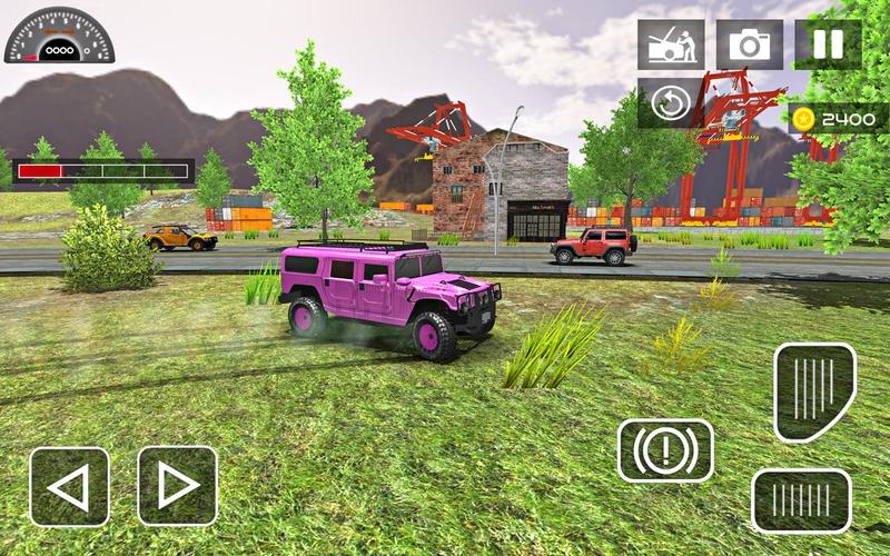 6x6 Truck Offroad Driving Sim स्क्रीनशॉट 3