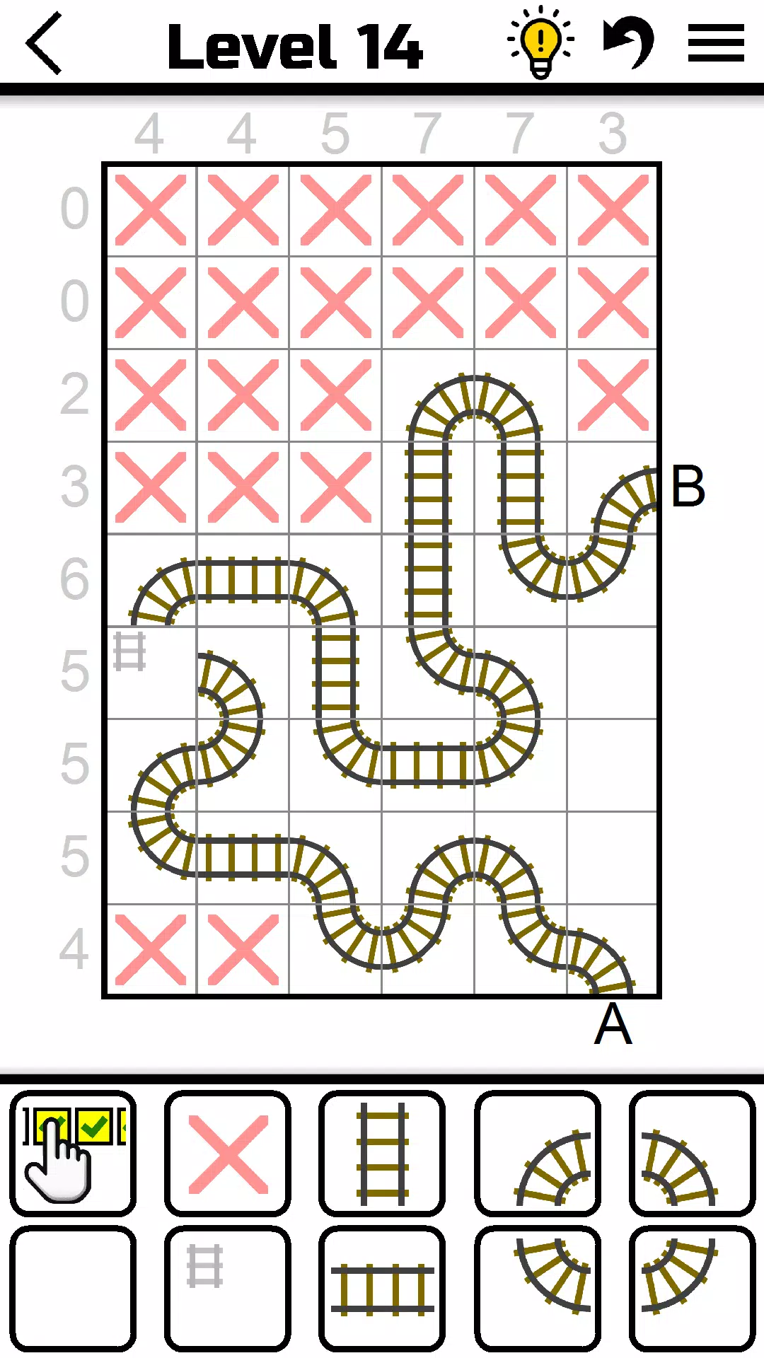 Train Tracks Puzzle Скриншот 1