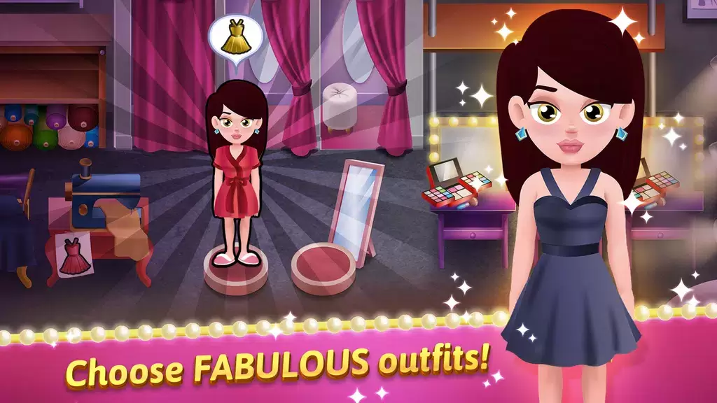 Model Salon Dash: Fashion Game Tangkapan skrin 1