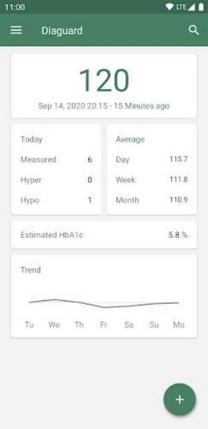 Diaguard: Diabetes Diary ဖန်သားပြင်ဓာတ်ပုံ 0