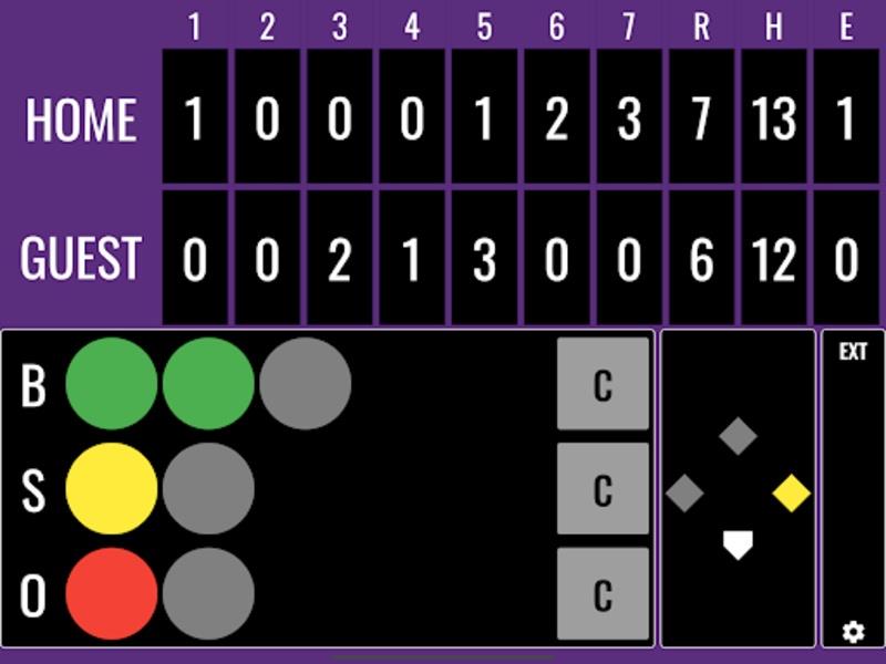 Softball Score Schermafbeelding 0